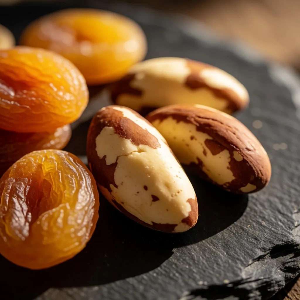 Brazil nuts and foods rich in trace minerals